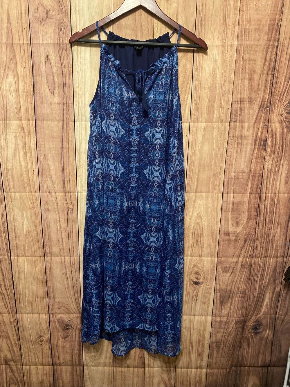 Lucky Brand Small blue midi dress flowy